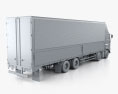Isuzu Giga 箱式卡车 4轴 2021 3D模型