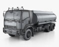 Isuzu FVM Tanker Truck 2021 3d model wire render