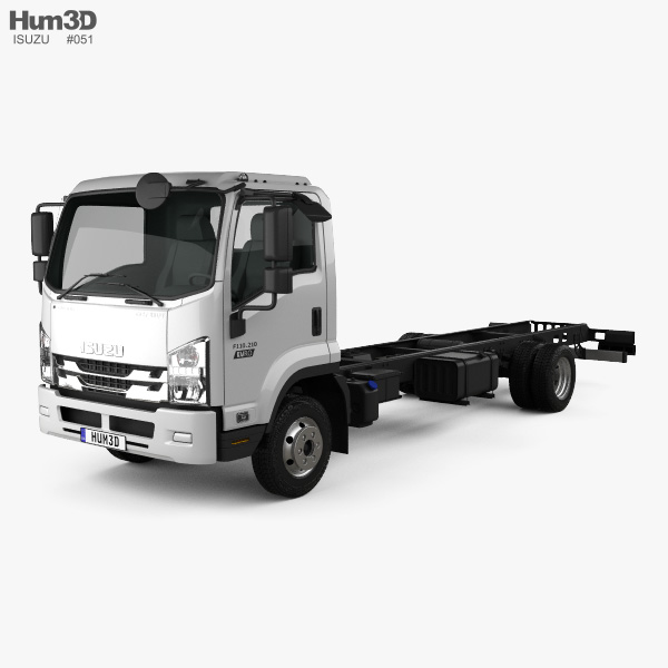 Isuzu Forward Chassis Truck 2021 3D model