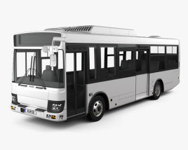 3D model of Isuzu Erga Mio L1 bus 2019