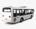 Isuzu Erga Mio L1 バス 2019 3Dモデル 後ろ姿