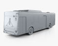 Isuzu Erga Mio L2 버스 2019 3D 모델  clay render