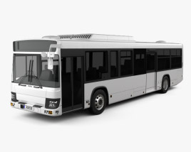 3D model of Isuzu Erga Mio L3 bus 2019