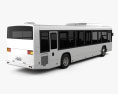 Isuzu Erga Mio L3 버스 2019 3D 모델  back view