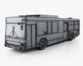 Isuzu Erga Mio L3 Autobús 2019 Modelo 3D wire render