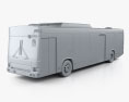 Isuzu Erga Mio L3 Bus 2019 3D-Modell clay render