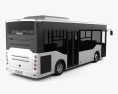 Isuzu Novociti Life 公共汽车 2018 3D模型 后视图