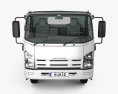 Isuzu NPS 300 Einzelkabine Fahrgestell LKW mit Innenraum 2019 3D-Modell Vorderansicht