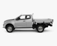 Isuzu D-Max Space Cab Alloy Tray SX 2023 3Dモデル side view