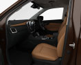 Isuzu MU-X with HQ interior and engine 2023 3d model seats