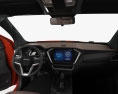 Isuzu D-Max Double Cab Vcross 4x4 with HQ interior 2023 3d model dashboard