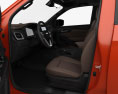 Isuzu D-Max Подвійна кабіна Vcross 4x4 з детальним інтер'єром 2023 3D модель seats