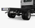Isuzu NPS 300 Crew Cab Chassis Truck with HQ interior 2018 3d model