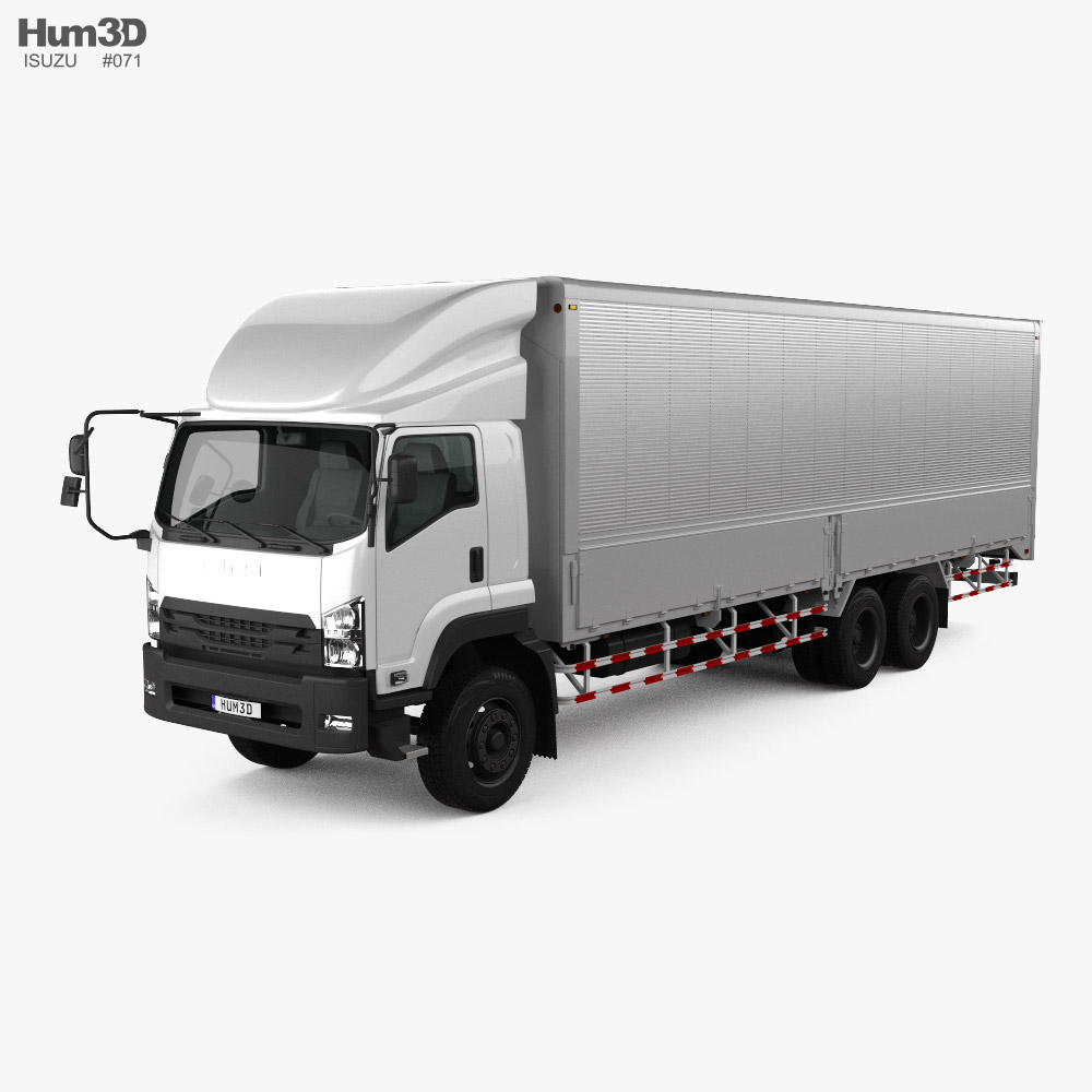 Isuzu F-series 箱式卡车 2022 3D模型
