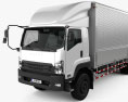 Isuzu F-series Box Truck 2024 Modello 3D
