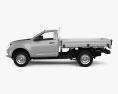 Isuzu D-Max Single Cab AlloyTray SX with HQ interior and engine RHD 2023 3d model side view