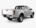 Isuzu D-Max Space Cab SX with HQ interior and engine RHD 2023 3d model back view