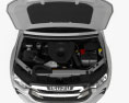 Isuzu D-Max Space Cab SX mit Innenraum und Motor RHD 2023 3D-Modell Vorderansicht