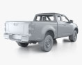 Isuzu D-Max Space Cab SX with HQ interior and engine RHD 2023 3d model
