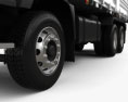 Isuzu FXZ 360 Flatbed Truck con interni 2017 Modello 3D