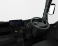 Isuzu FXZ 360 Flatbed Truck with HQ interior 2017 3d model dashboard