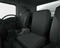Isuzu FXZ 360 Camião de Cama Plana com interior 2017 Modelo 3d