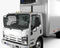 Isuzu NRR 냉장고 트럭 인테리어 가 있는 2011 3D 모델 