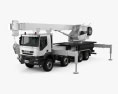Iveco Trakker Camion con Gru 2014 Modello 3D