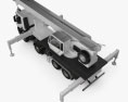 Iveco Trakker Kranwagen 2014 3D-Modell Draufsicht
