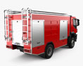 Iveco Trakker Fire Truck 2012 3d model back view
