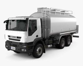 3D model of Iveco Trakker Fuel Tank Truck 2012