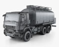 Iveco Trakker Fuel Tank Truck 2014 3d model wire render