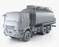 Iveco Trakker Fuel Tank Truck 2014 3d model clay render