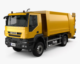 Iveco Trakker Garbage Truck 2012 3D model