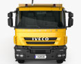 Iveco Trakker Camion Poubelle 2014 Modèle 3d vue frontale