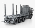 Iveco Trakker Log Truck 2014 3D-Modell