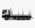 Iveco Trakker Log Truck 2014 Modelo 3d vista lateral