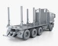 Iveco Trakker Log Truck 2014 3Dモデル