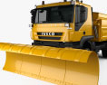 Iveco Trakker Snow Plow Truck 2012 3d model