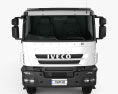 Iveco Trakker Camion Benne 2014 Modèle 3d vue frontale
