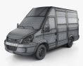 Iveco Daily Panel Van 3300 H2 2011 3d model wire render