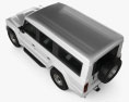 Iveco Massif 5门 2011 3D模型 顶视图