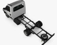Iveco Daily Single Cab Chassis 2012 3d model top view