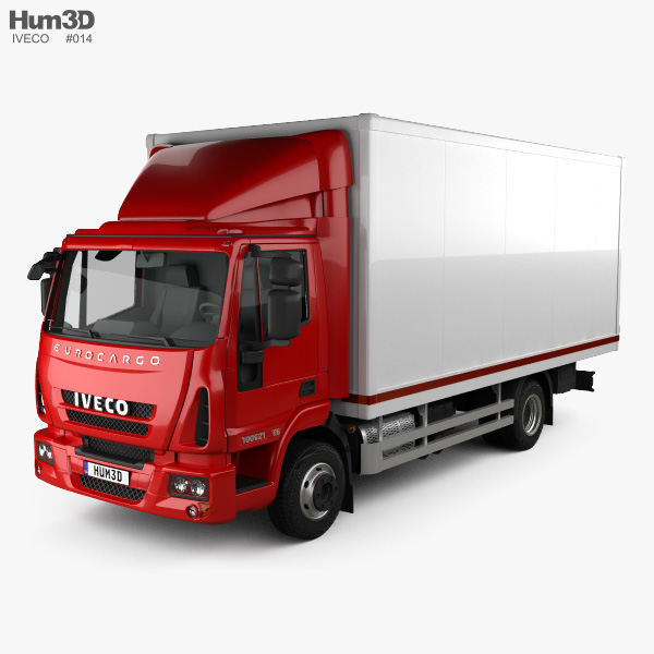 Iveco EuroCargo Box Truck 2013 3D model