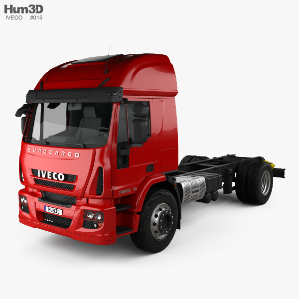Iveco EuroCargo Chassis Truck 2016 3D model