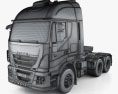 Iveco Stralis Camion Trattore 2015 Modello 3D wire render