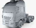 Iveco Stralis Camion Trattore 2015 Modello 3D clay render