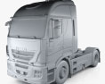 Iveco Stralis (500) Camion Tracteur 2015 Modèle 3d clay render
