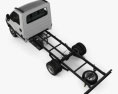 Iveco Daily Einzelkabine Chassis L1 2014 3D-Modell Draufsicht