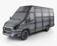 Iveco Daily Panel Van H2 2011 3d model wire render